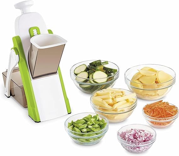 Legumix Pro™ - Cortador e Fatiador de Legumes Multifuncional com Lâminas de Aço Inoxidável - Praticidade e Precisão na Cozinha